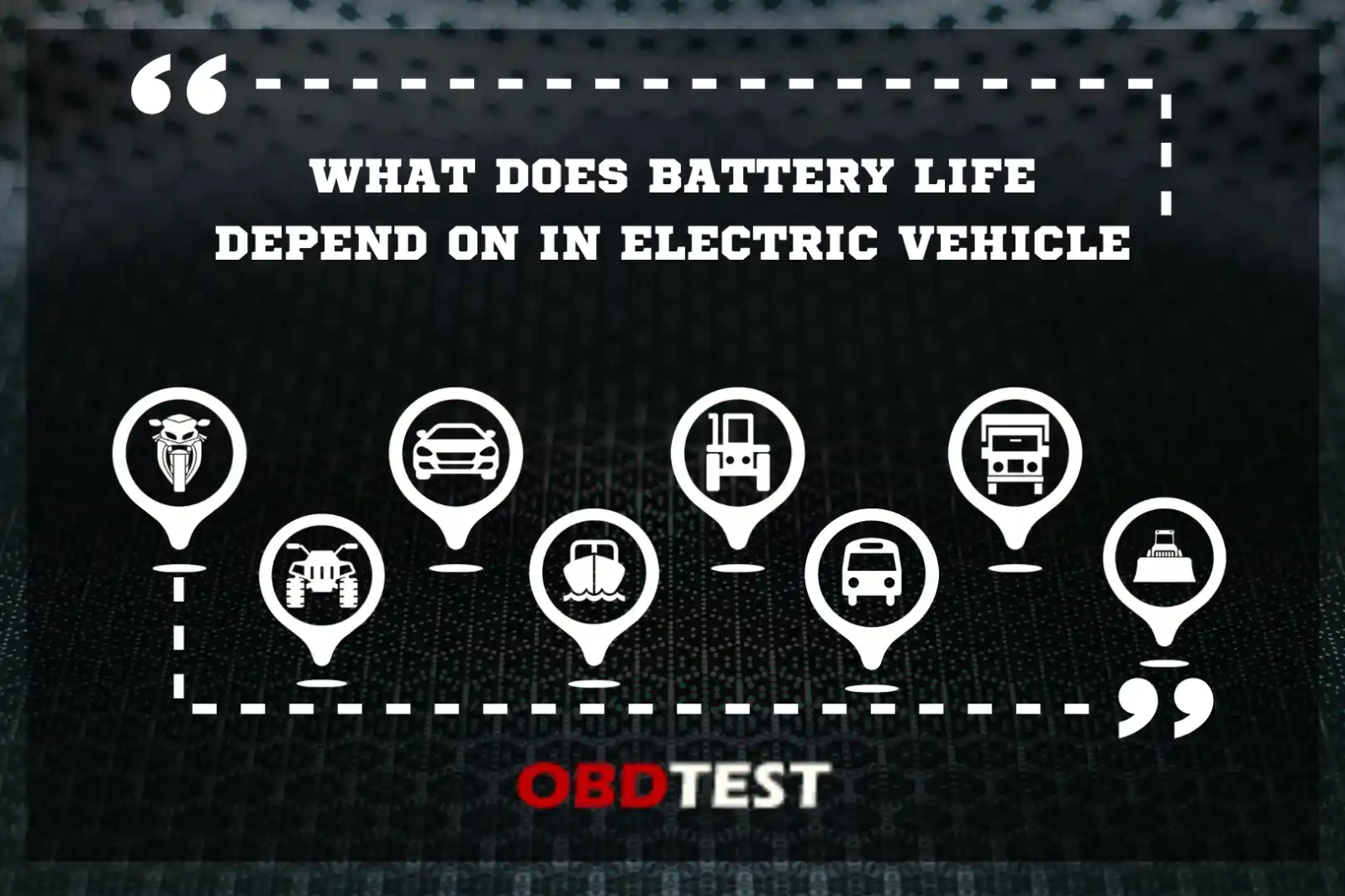 Factors affecting battery life in electric vehicles