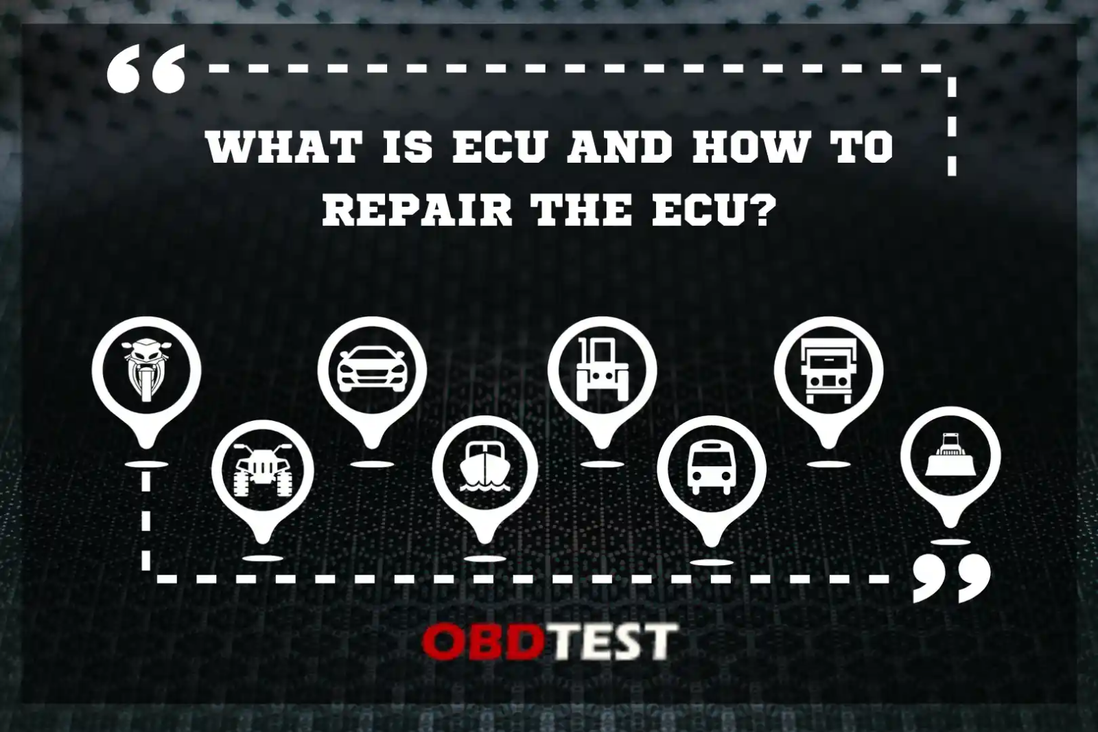 What is ECU ? How to repair ECU ?