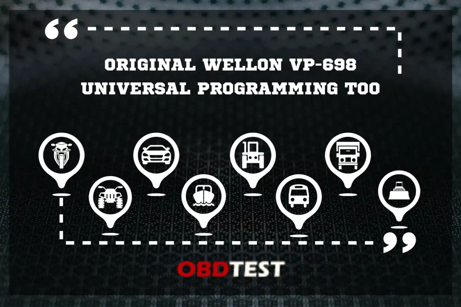 Original Wellon VP-698 Universal Programming Tool