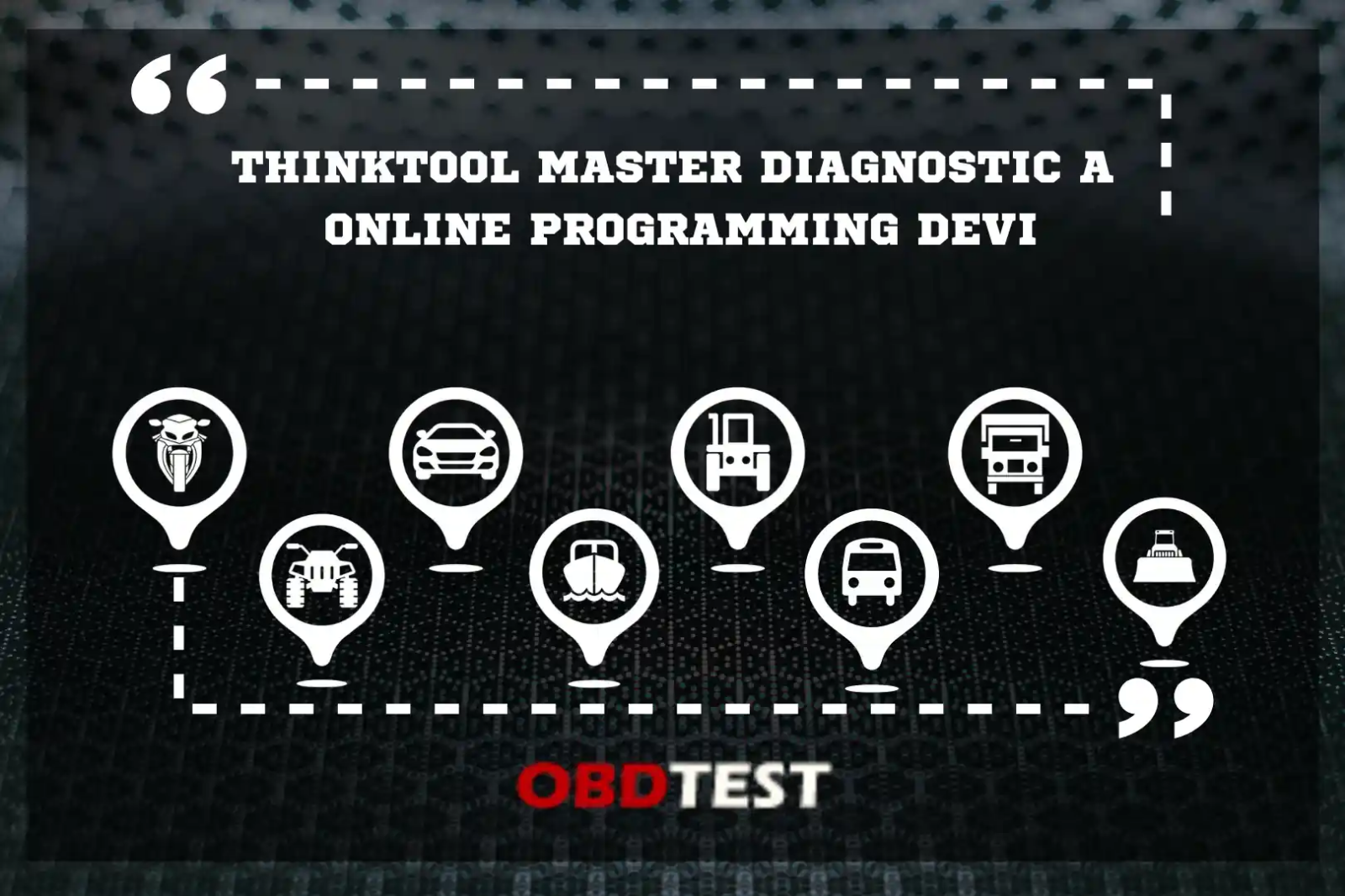 Thinktool Master Diagnostic/Online Programming Tool