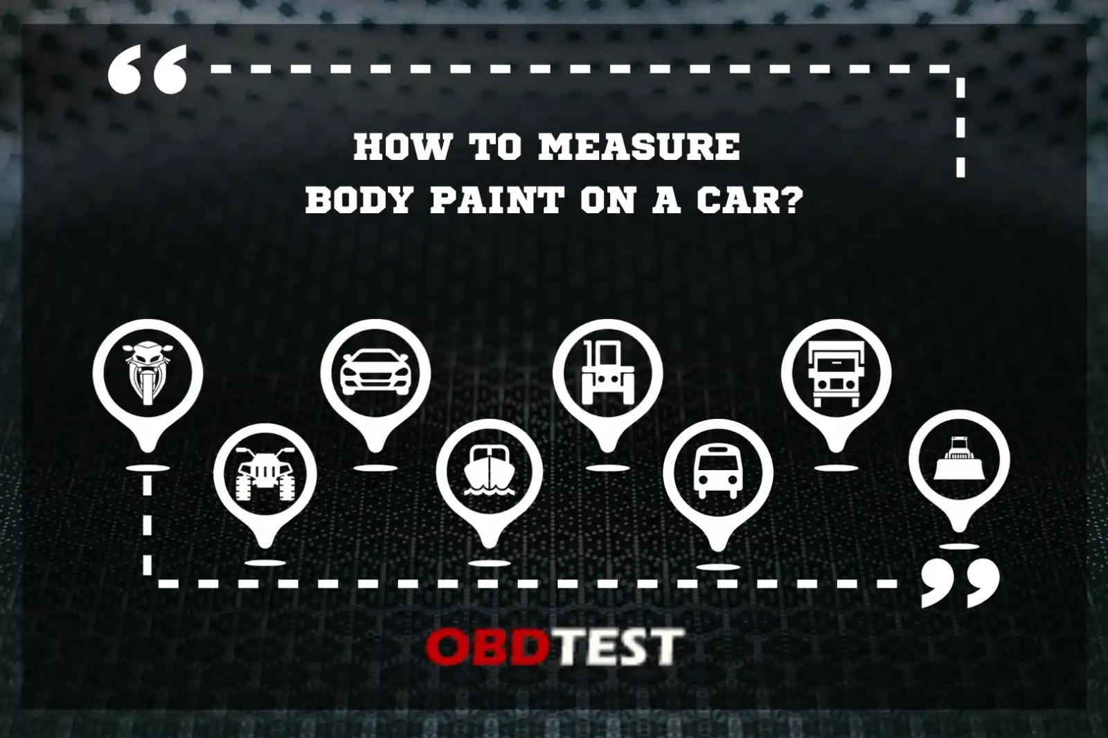 Devices used to measure body paint on a car?