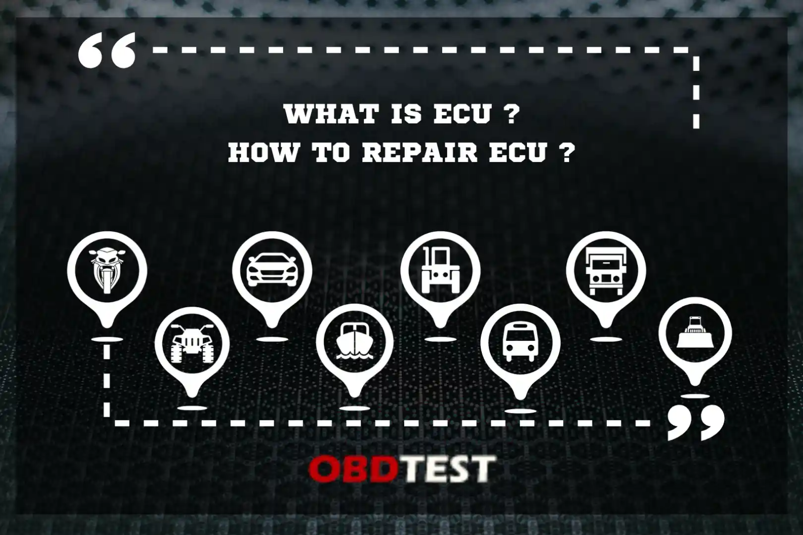 What is ECU and how to repair the ECU?