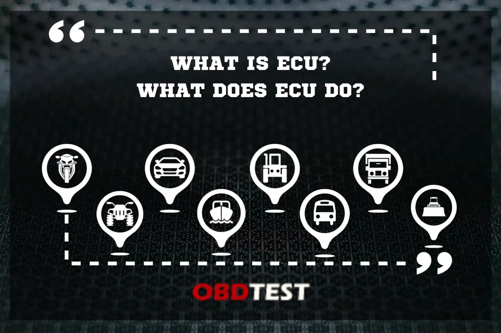 What is ECU? and What does ECU do?