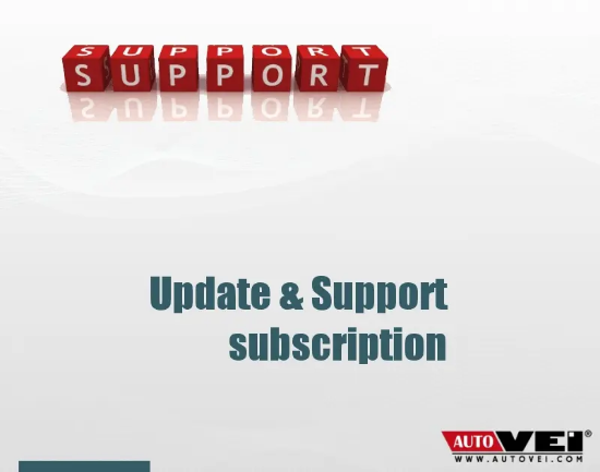 Autovei update/support subscription