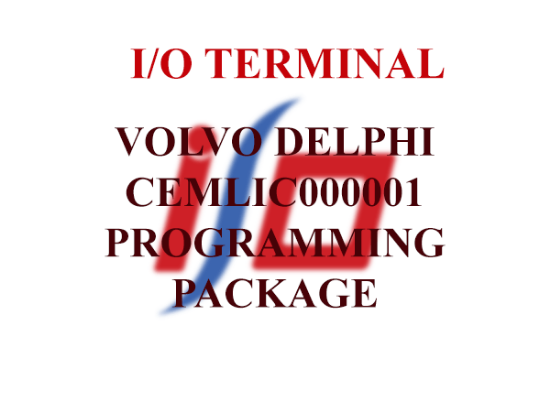 Ioterminal volvo delphi cemp2 programming package