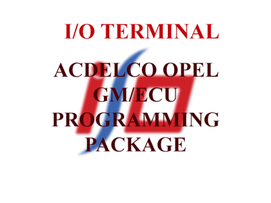 Ioterminal acdelco opel gm ecu programming package